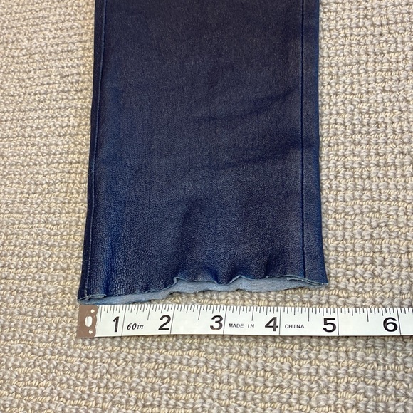 Helmet Lang navy blue leather leggings - Picture 7 of 12